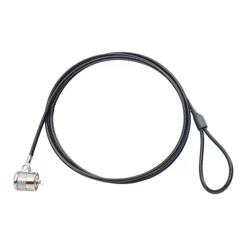 Trava Para Notebook C3tech Cs-30 Com Chave 1,8 Metros Preto - 1