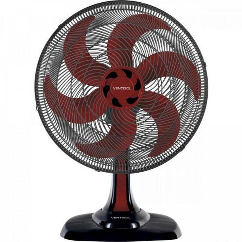Ventilador De Mesa Ventisol Turbo 6 Vermelho 50cm 220v - 1