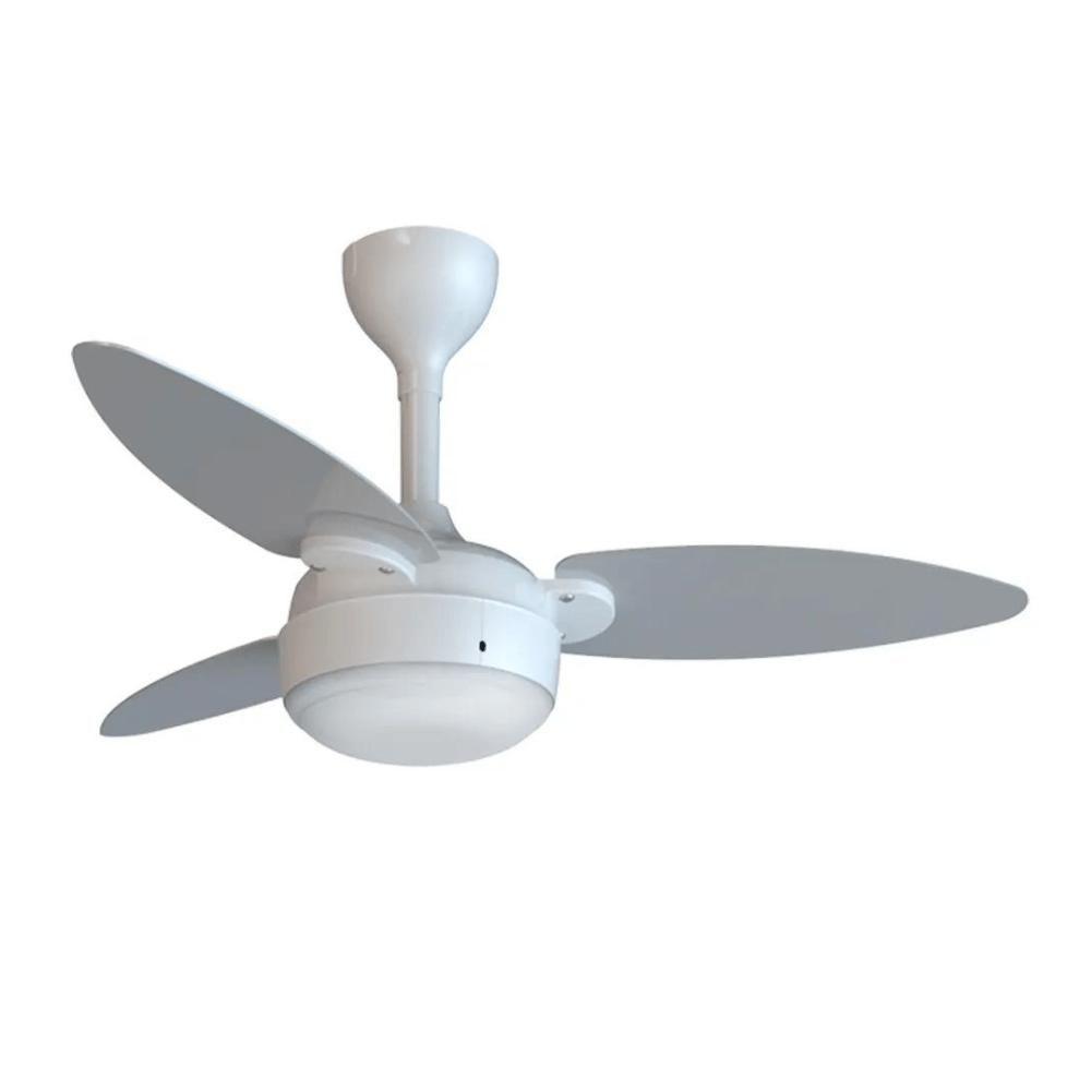 Ventilador De Teto Ventisol Elluz Inverter Controle Remoto Branco Com Cinza Bivolt - 1
