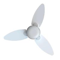 Ventilador De Teto Ventisol Elluz Inverter Controle Remoto Branco Com Cinza Bivolt - 2