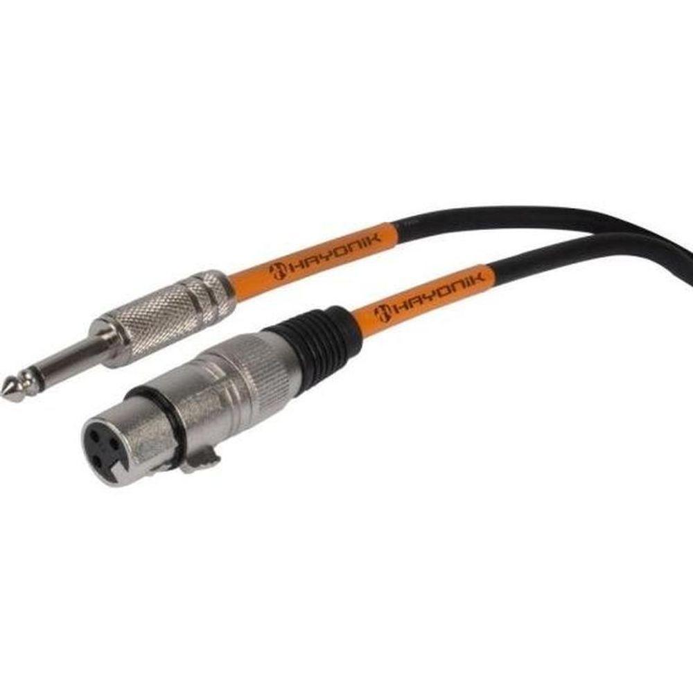 Cabo Para Microfone Player Xlr(f) X P10 7m Preto Hayonik - 3