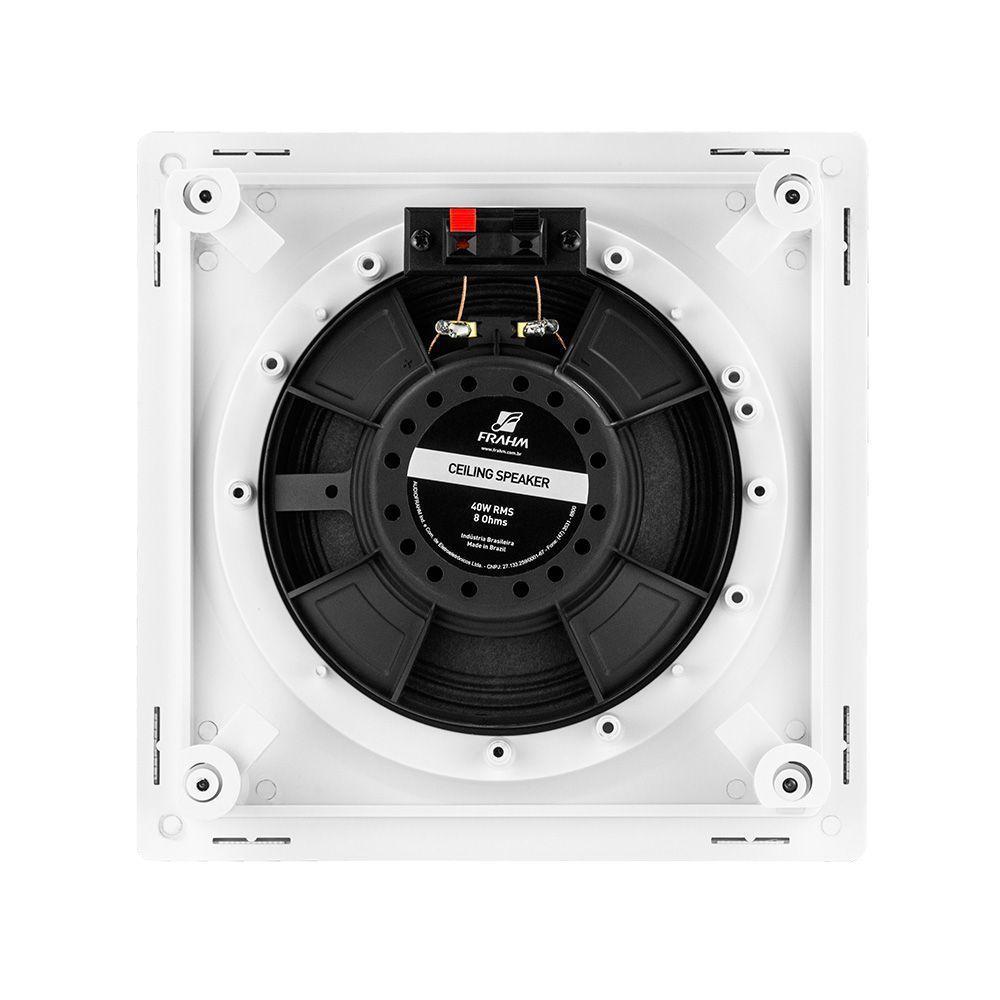 Caixa De Som Arandela Quadrada 6 Borderless 40w Quadrada - 1