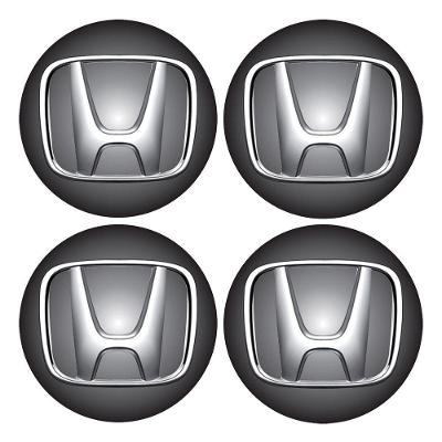 Jogo Bottom- Emblema Para Calota Honda 48mm Degrade 4...