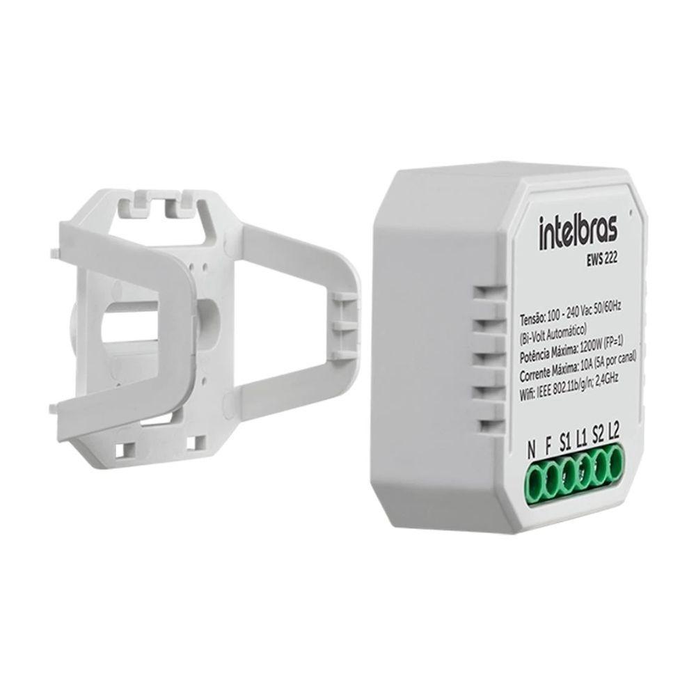 Interruptor Control Wi-fi Intelbras 2-2 Ews222 4850006 - 1