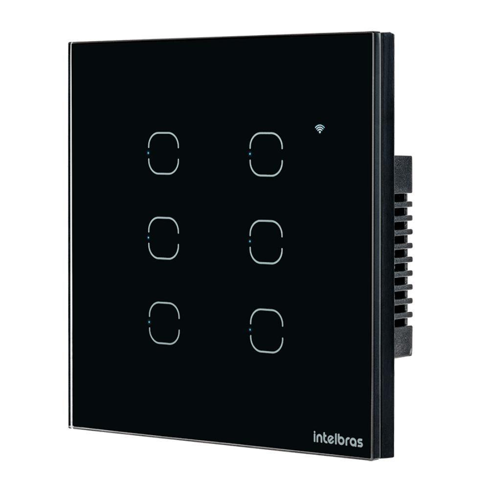 Interruptor Smart Touch Intelbras Wifi Preto - 2