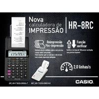 Calculadora Com Bobina Casio 12 Digitos Hr-8rc Bivolt - 3