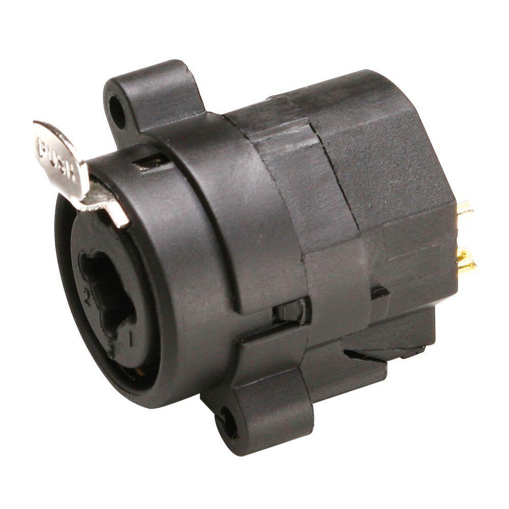 Conector Xlr Combo Santo Angelo Para Xlr E P10 Preto - 1