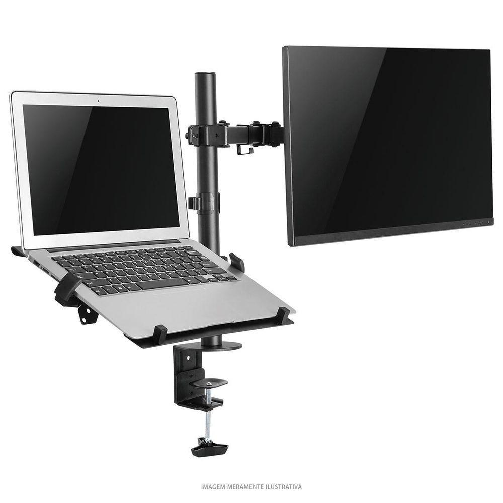 Suporte Para Monitor E Notebook Com Articulação Dupla - Plmsmn1a - 8