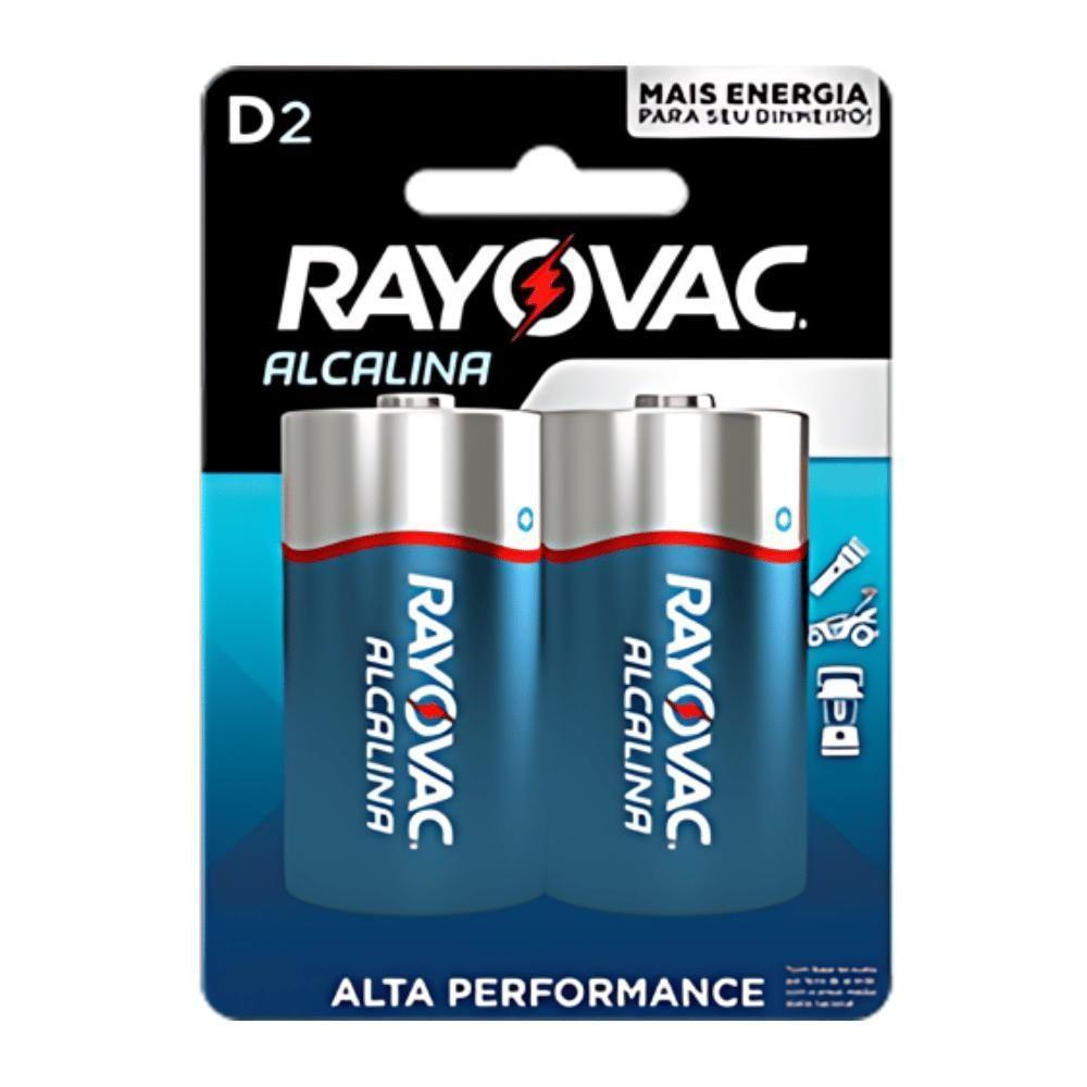 Pilha Alcalina Tamanho D 1,5v Com 2 Unidades - 1