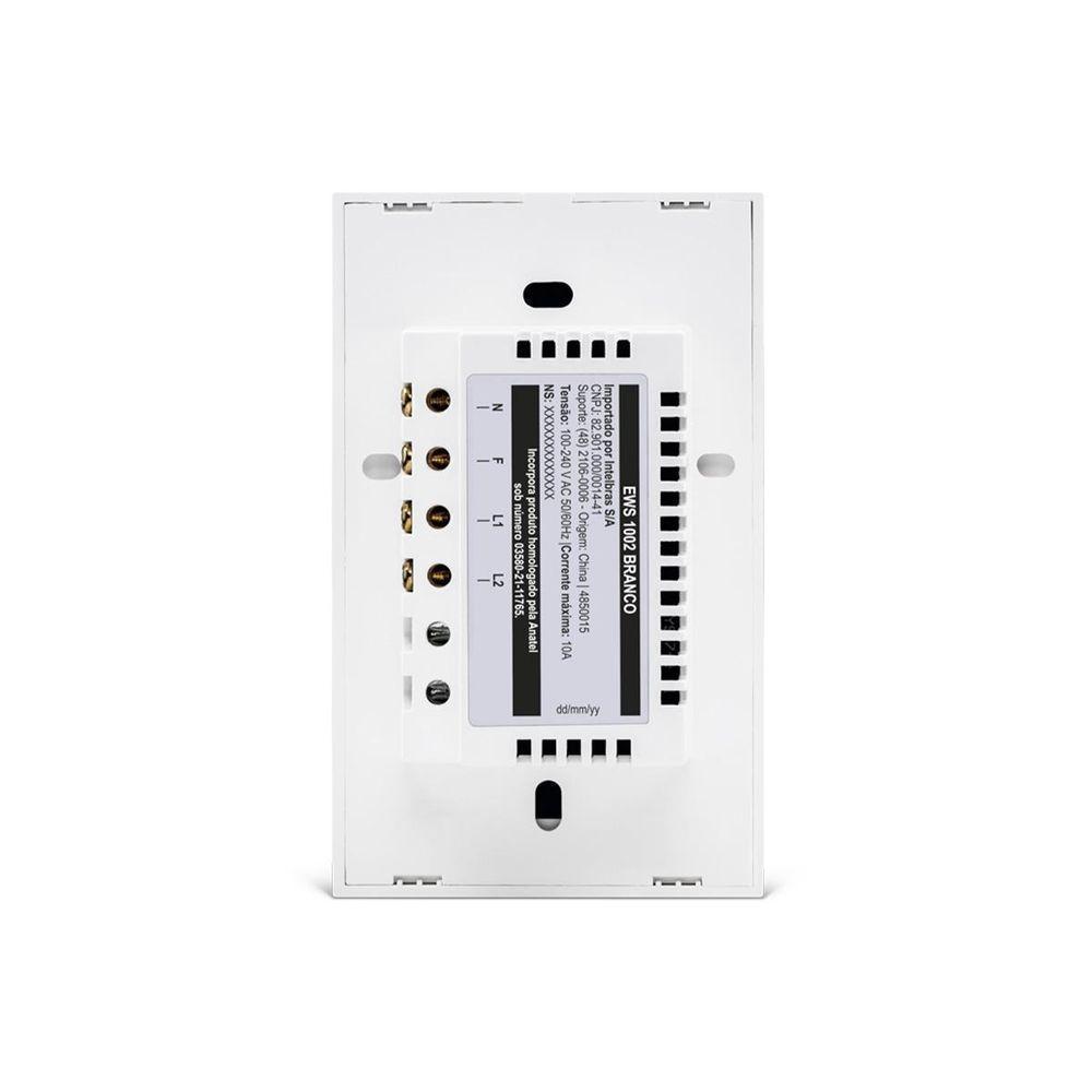 Interruptor Wi-fi Touch 2 Branca Ews 1002 4850015 - 5