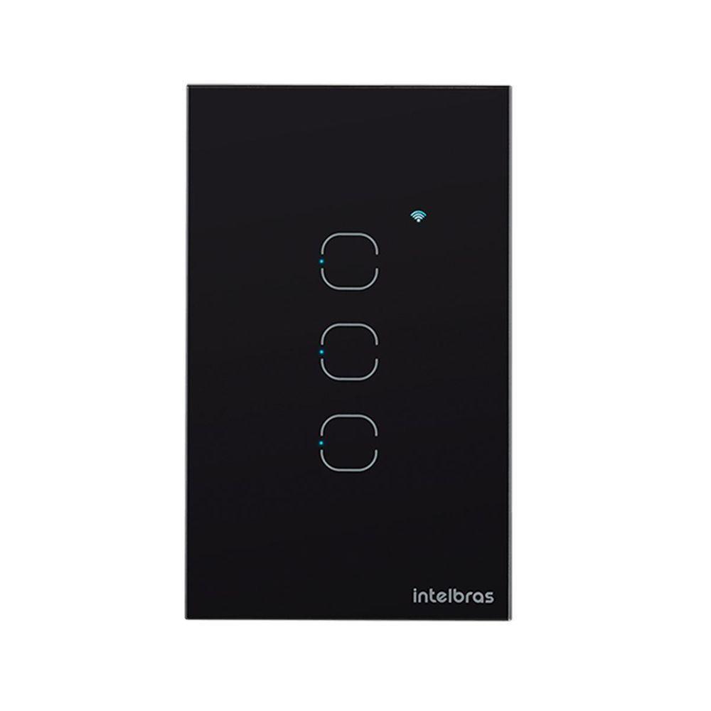 Interruptor Smart Zigbee Touch 3 Preto Ezs 1003 4850049 - 1