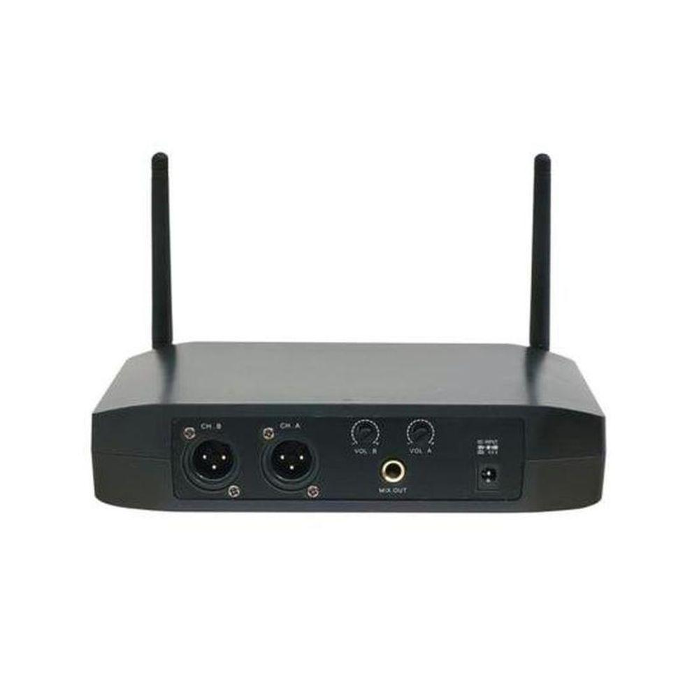 Sistema De Microfone Sem Fio Duplo Leson Ls902 Plus Preto - 3