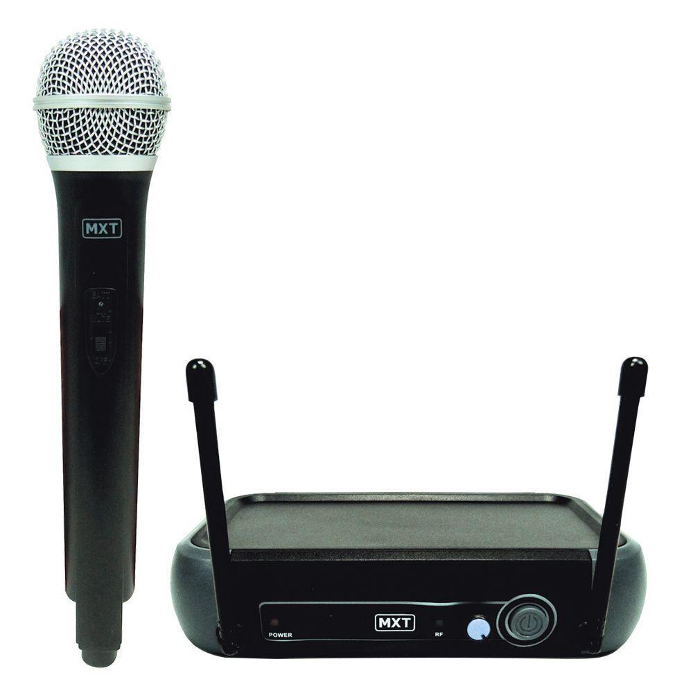 Microfone Sem Fio Mxt Uhf202/201 Frequencia 686.1mhz - 1