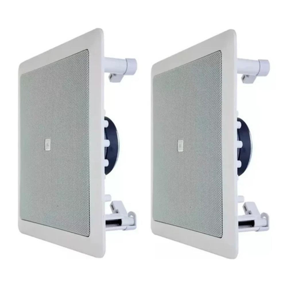 Arandela Quadrada Full Range 6 6fr1q 25w Rms Branca Par - 1