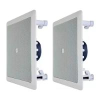 Arandela Quadrada Full Range 6 6fr1q 25w Rms Branca Par - 1