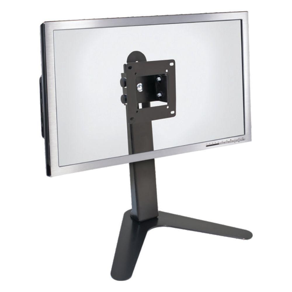 Suporte Mesa Multivisao Ajusta Altura + Inclinacao Para Monitor 10 A 24 Polegadas Preto - 10