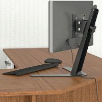 Suporte Mesa Multivisao Ajusta Altura + Inclinacao Para Monitor 10 A 24 Polegadas Preto - 8