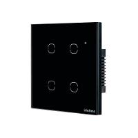 Interruptor Smart Wi-fi Touch 4 Teclas Preto Ews 1004 - 2