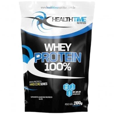 Whey 100% Health Time Refil 2,1kg Sabor Chocolate Branco