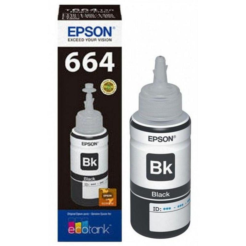 Refil Tinta Epson Preto T664120-al - 1