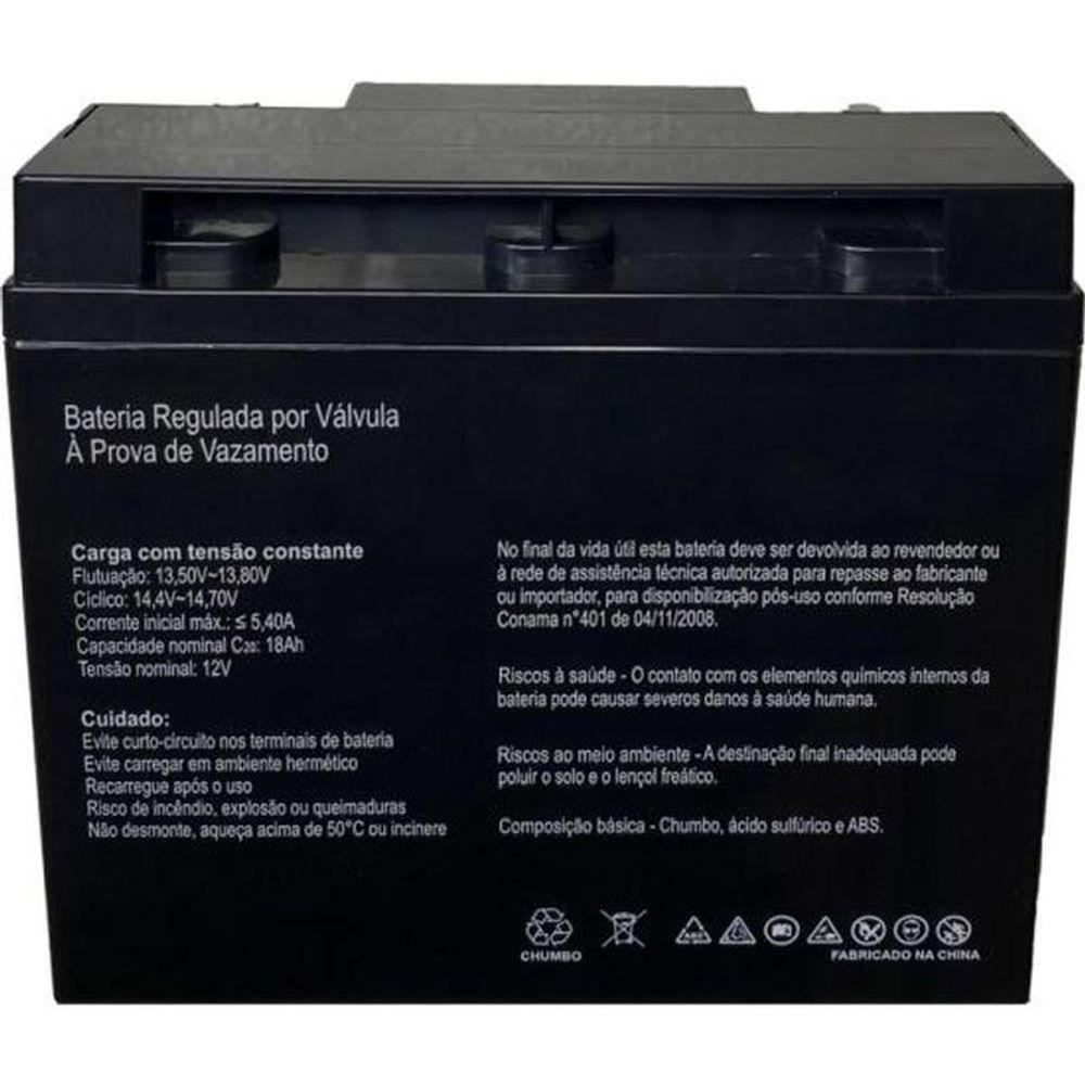 Bateria Selada 12v 18ah Sp12-18 Secpower - 5