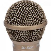 Microfone De Mão Leson Ls58 Dinâmico Champanhe - 7