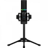 Microfone Gamer Streamplify Mic Tripod Com Tripé Preto Rgb