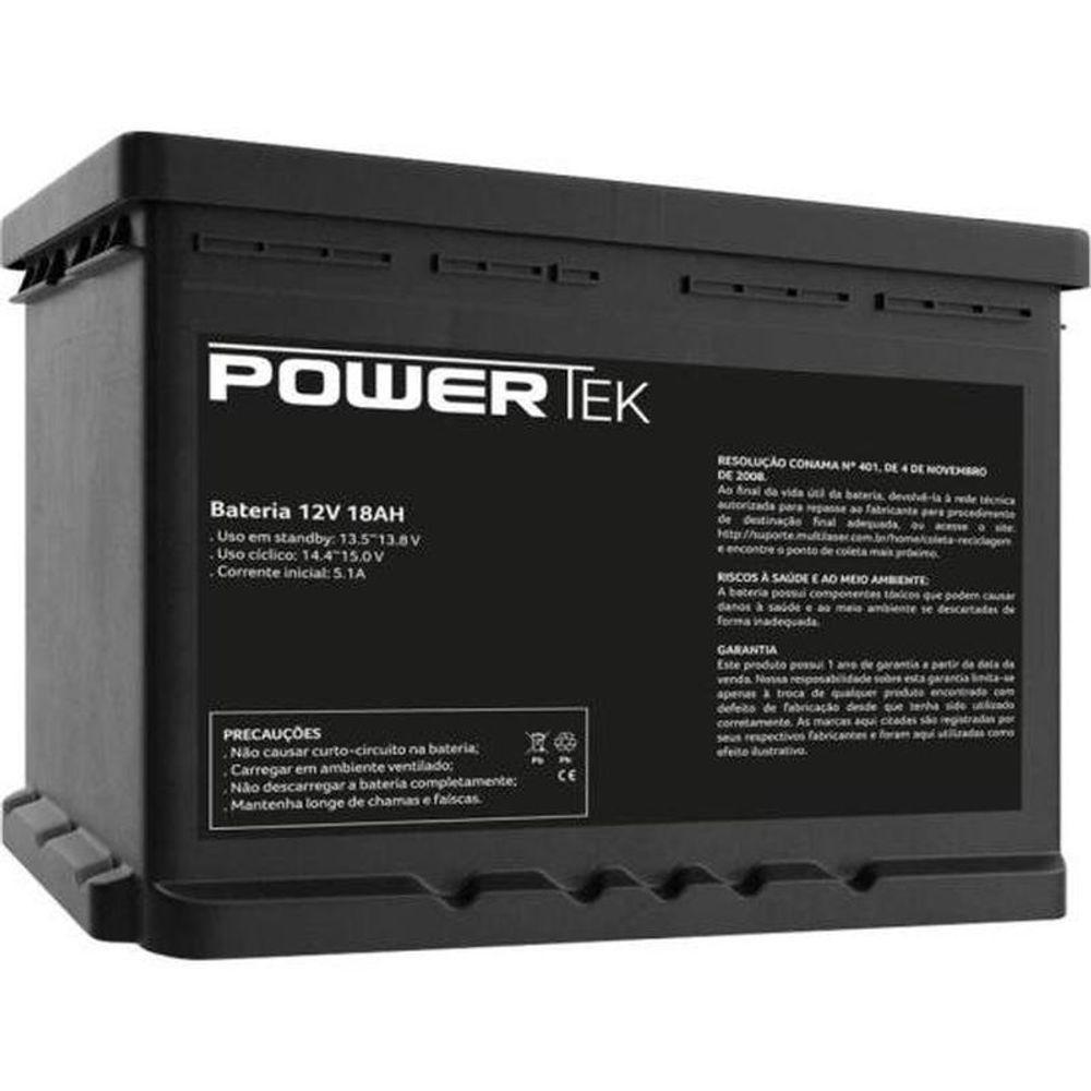 Bateria Selada 12v 18ah En017 Powertek - 1