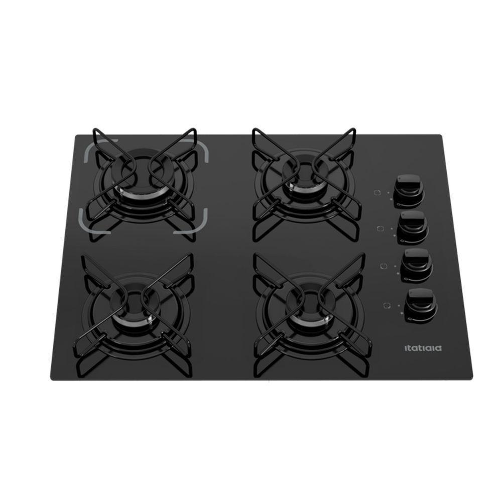 Cooktop Itatiaia Essencial 4 Bocas Preto Bivolt - 1