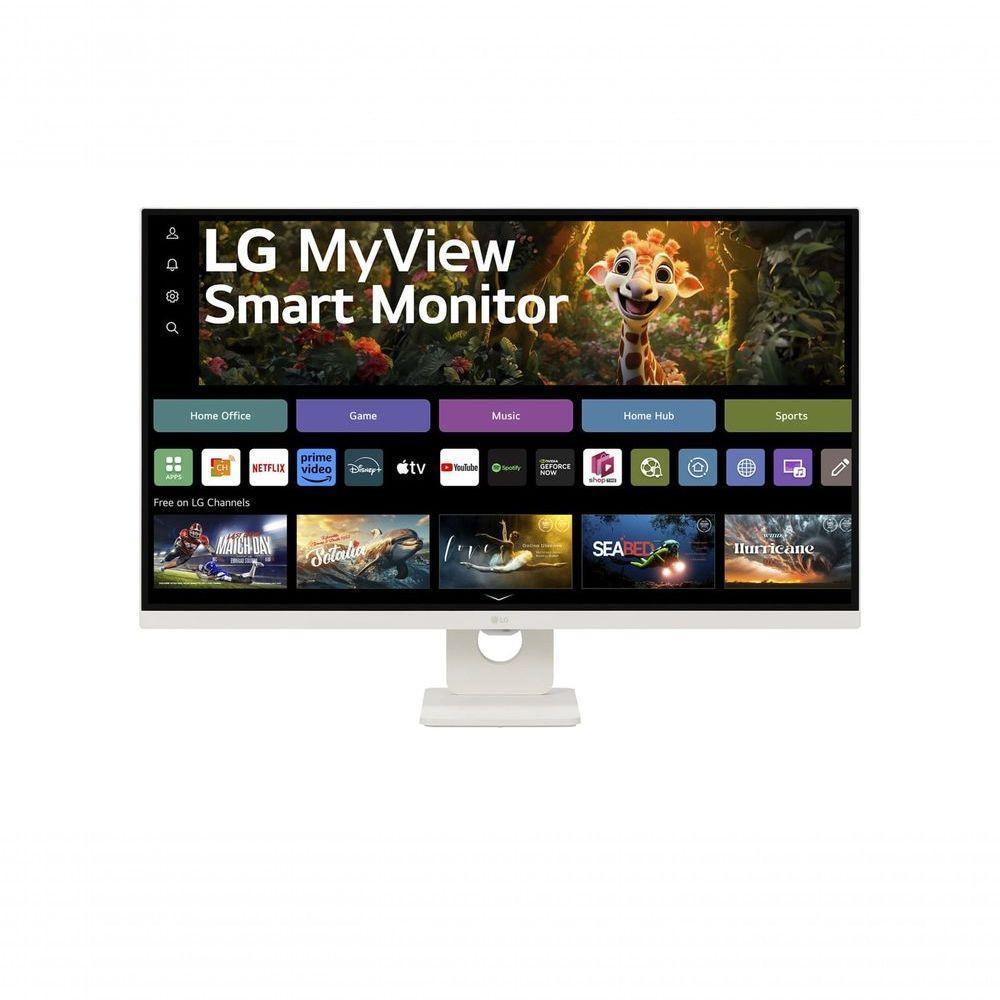 Monitor LG Myview Smart 32SR73U-W Tela UHD 4K 32" WebOs ThinQ Home Air Play Screen Share Bluetooth - 9