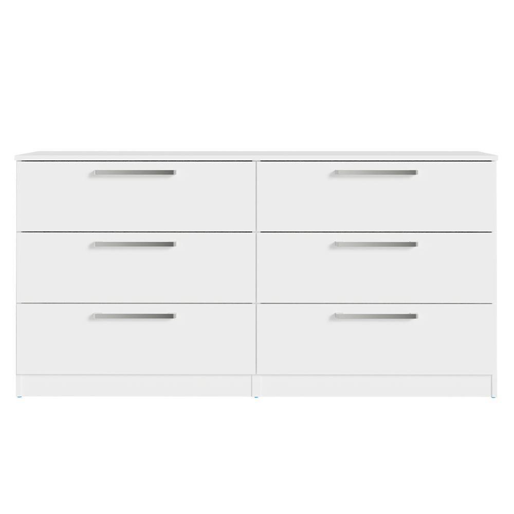 Cômoda Infantil 6 Gavetas Branco 3435 Madesa Branco - 6