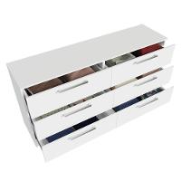 Cômoda Infantil 6 Gavetas Branco 3435 Madesa Branco - 5