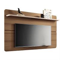 Painel Suspenso Decorativo 1.8 Tv Até 70 Pol. Sala De Estar Kirby Castanho/off White G26 - Gran Belo - 1