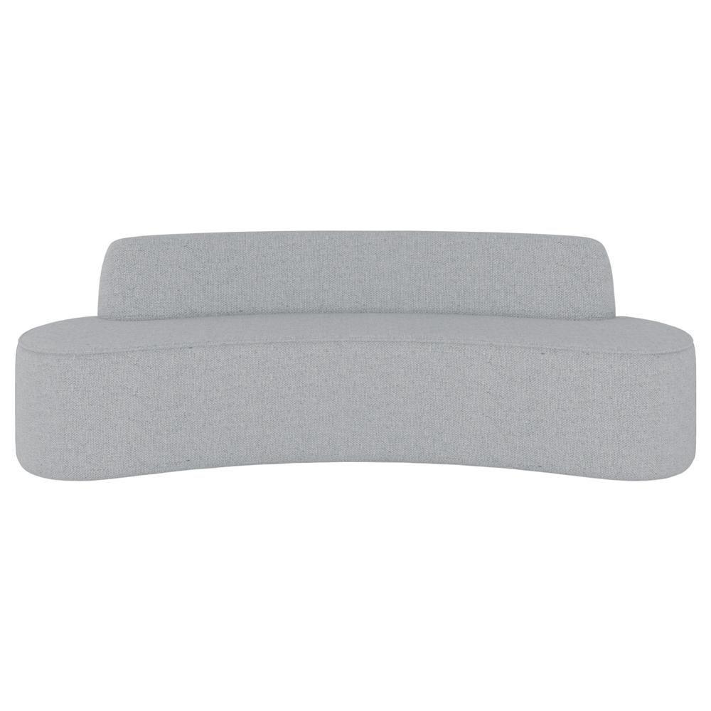 Sofá 5 Lugares Para Sala De Estar Living 280cm Koane D06 Linho Cinza Claro - Mpozenato - 6