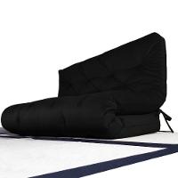Futon Sofa Cama Casal D33 Tendencia Oriental Preto - 1