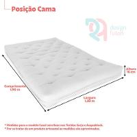 Futon Sofa Cama Casal D33 Tendencia Oriental Preto - 4