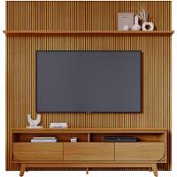 Painel Para Tv 75 Polegadas Composição Bancada Lua Cumaru - 1