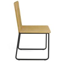 Kit 06 Cadeiras Decorativa Estofada Para Sala De Jantar Preto Maya L02 Couríssimo Fendi - Lyam Decor - 7