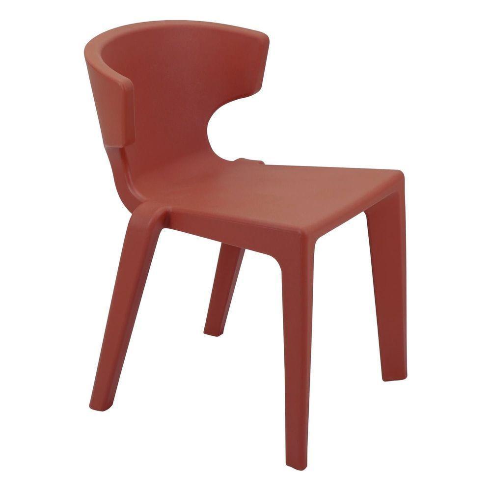 Cadeira Tramontina Marilyn Polietileno Laranja Caqui Tramontina - 1