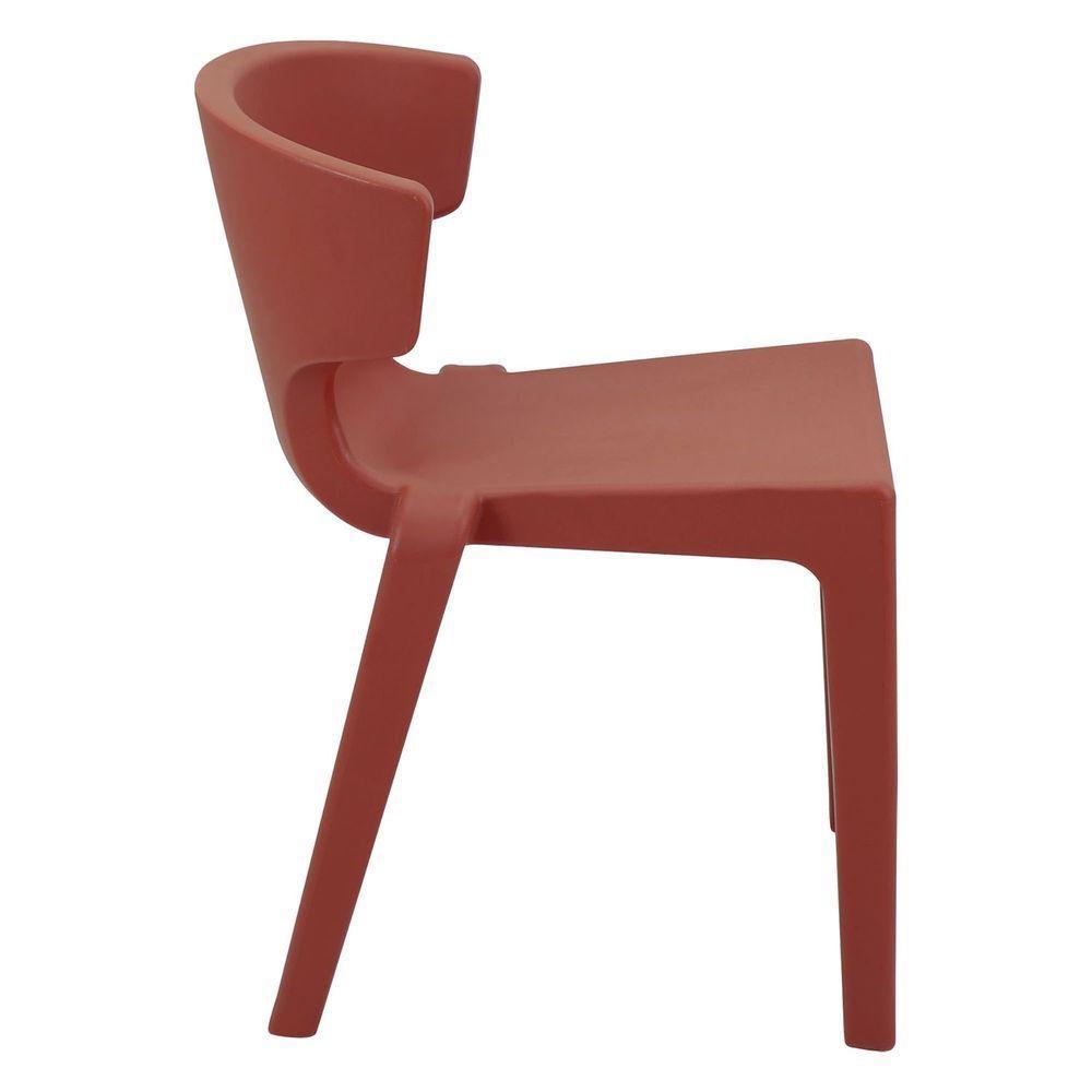 Cadeira Tramontina Marilyn Polietileno Laranja Caqui Tramontina - 2