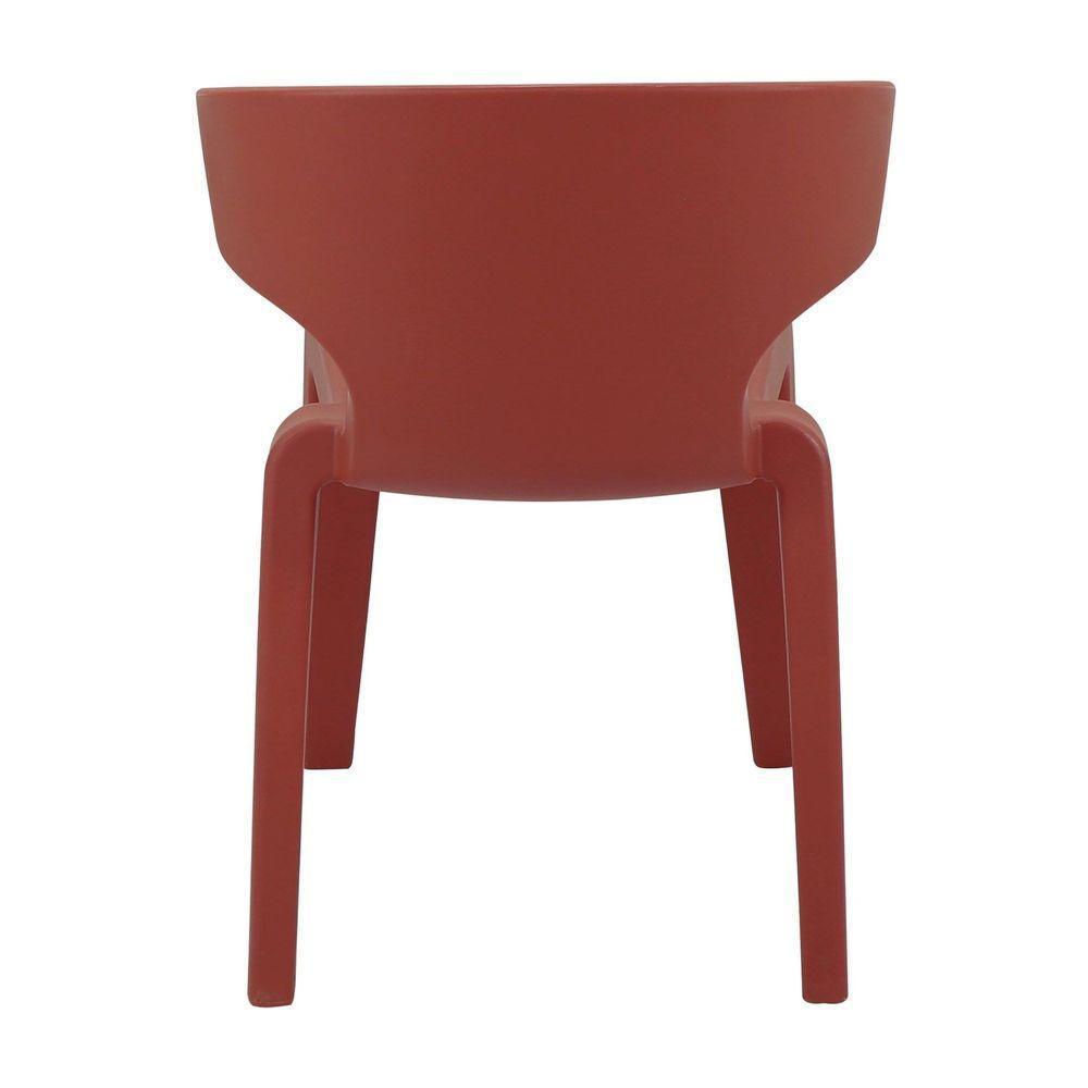 Cadeira Tramontina Marilyn Polietileno Laranja Caqui Tramontina - 3