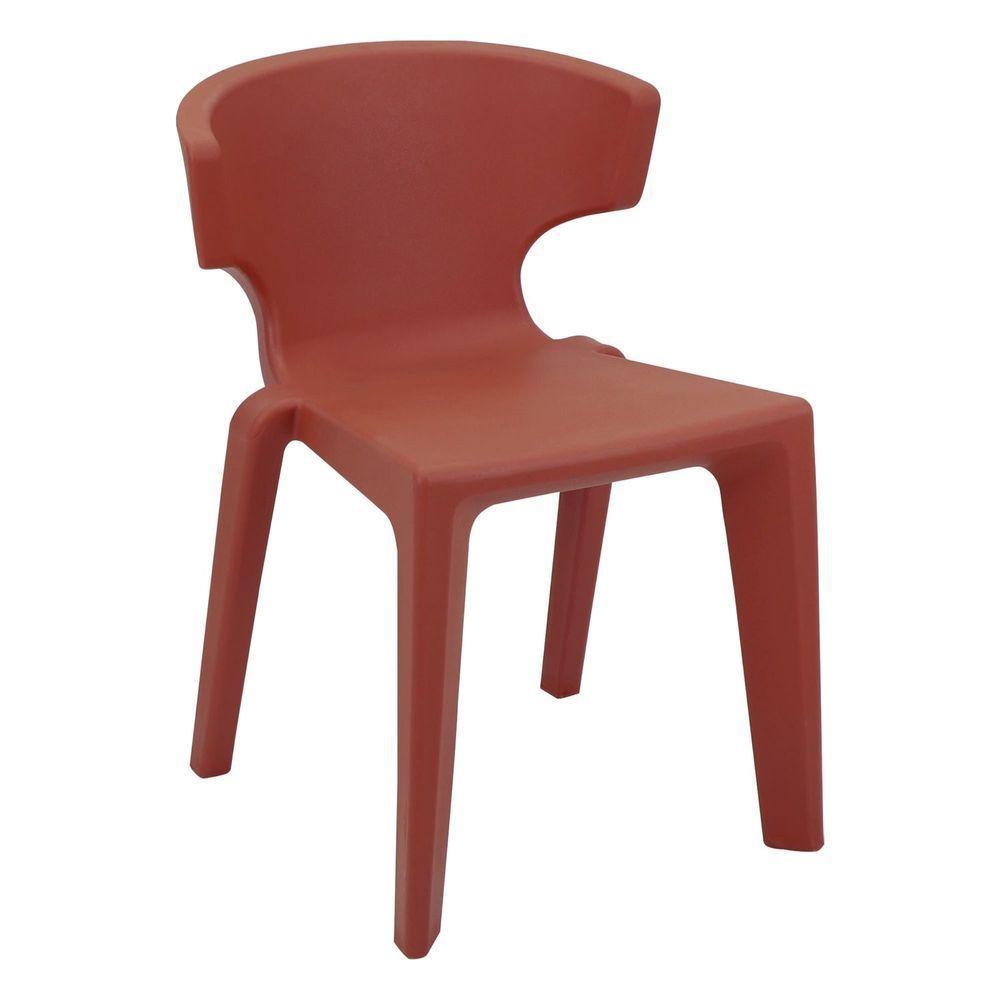 Cadeira Tramontina Marilyn Polietileno Laranja Caqui Tramontina - 5