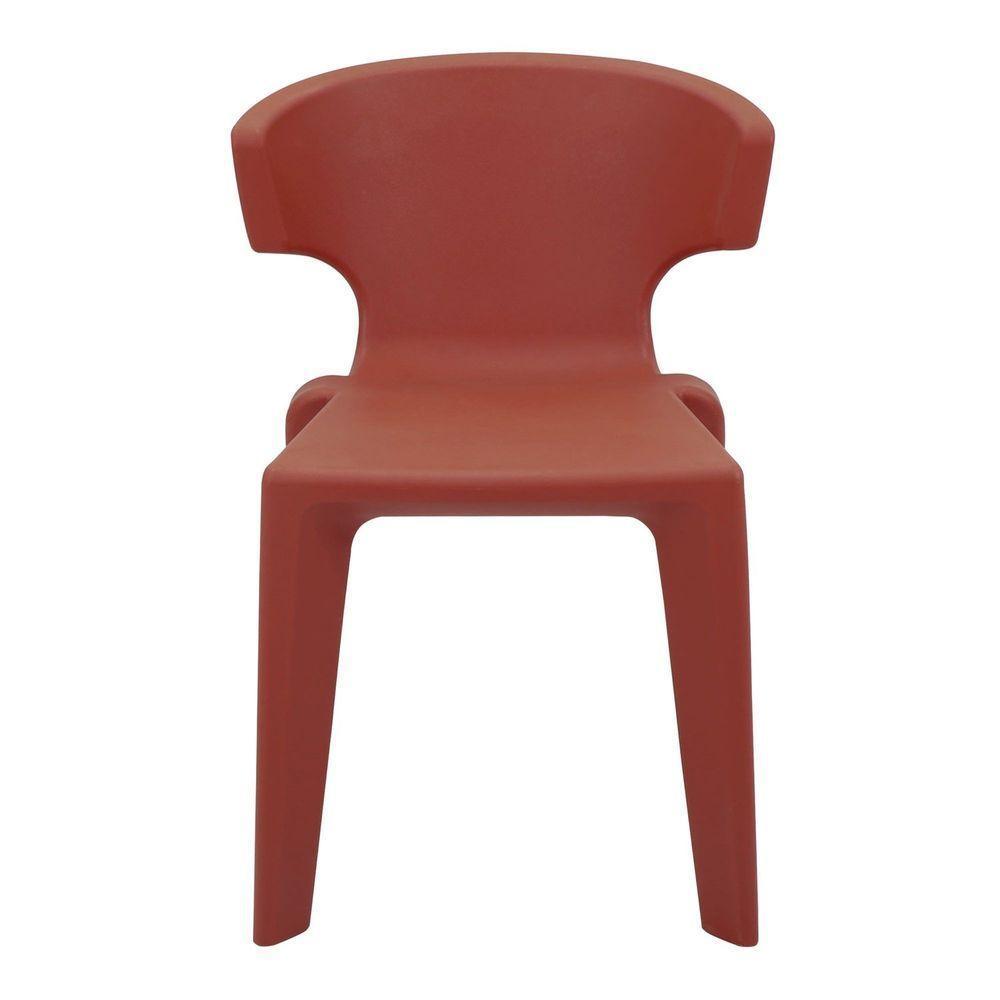 Cadeira Tramontina Marilyn Polietileno Laranja Caqui Tramontina - 6