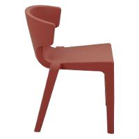 Cadeira Tramontina Marilyn Polietileno Laranja Caqui Tramontina - 2