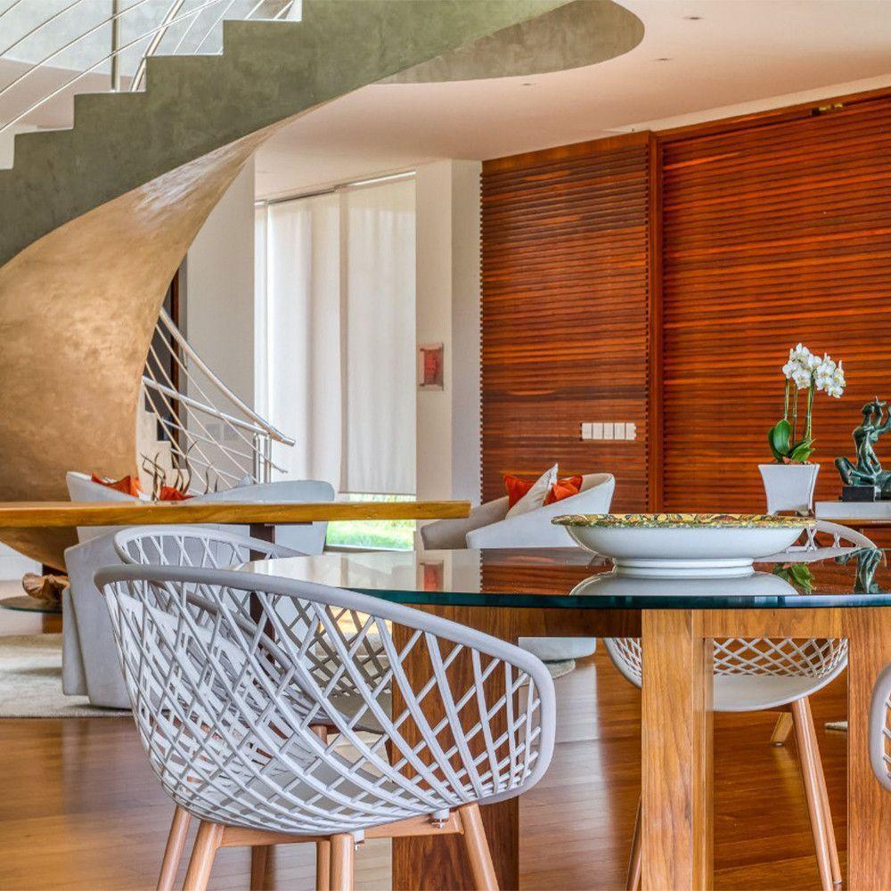 Kit 2 Cadeiras Monaco Com Assento Em Polipropileno Fratini Nude - 4