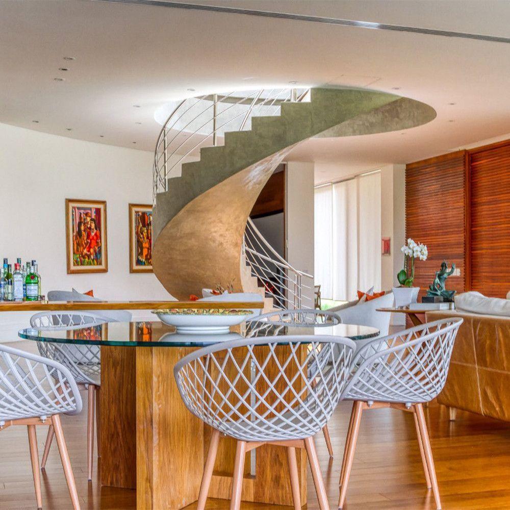 Kit 2 Cadeiras Monaco Com Assento Em Polipropileno Fratini Nude - 7