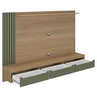 Painel Suspenso Tv 75 Pol 200 Cm 4584 Carvalho Menta Arly Carvalho Menta - 5
