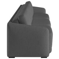 Sofá Cama Casal Para Sala 306cm Polska K04 Linho Cinza Escuro - Mpozenato - 6