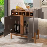 Bar Com Adega E 2 Portas Weston Pérola Cedro - 2