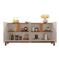 Bancada Aparador Ares Off White/cedro Com 4 Portas - 5